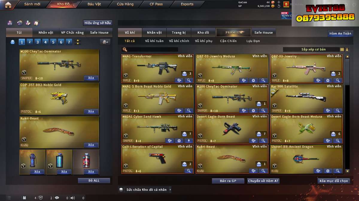 shop acc cf uy tin gia re